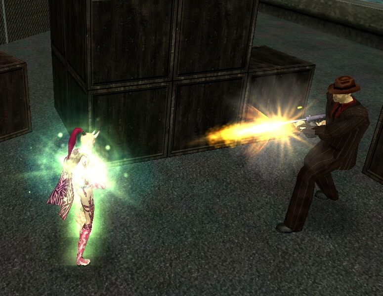 Tommy-Gun in Action